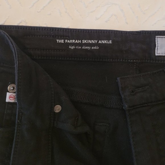 AG Farrah Skinny Ankle in Distressed Black - Picture 3 of 6